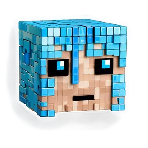 Steve Minecraft Exploration Head PNG Rvv93