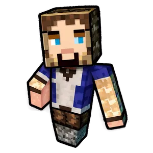 Steve Minecraft Headgear Png 45 PNG image