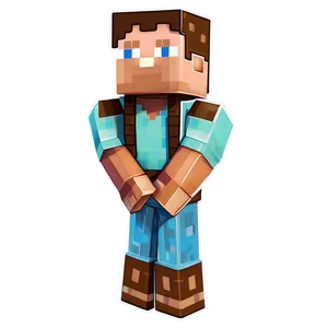 Steve Minecraft Profile Head Png 06282024 PNG image