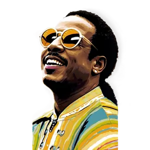 Stevie Wonder D PNG image