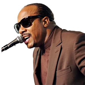 Stevie Wonder Singing Png Fby PNG image