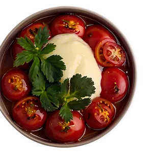 Stewed Tomatoes Bowl Png Ffh PNG image