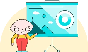 Stewie Presentation Family Guy PNG image