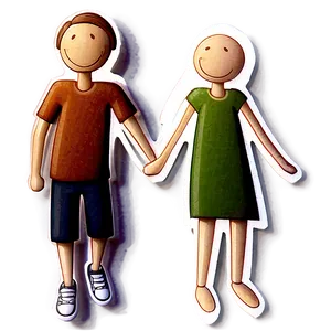 Stick Figure Family Clipart Png 06262024 PNG image