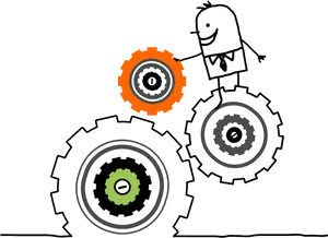 Stick Figure Gear Balance