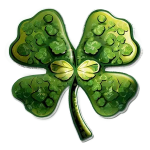 Sticker Style Four Leaf Clover PNG Rbk PNG