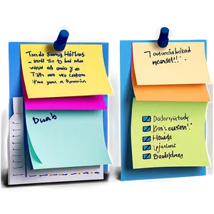 Sticky Note Bulletin Png 89 PNG image