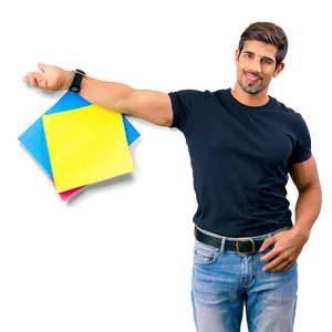 Sticky Note In Hand Png Snr8 PNG image