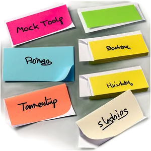 Sticky Note Mockup Png 22 PNG image