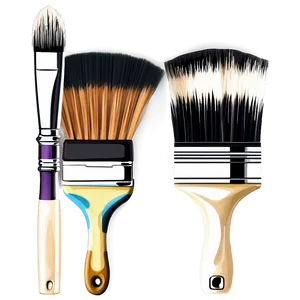 Stippling Paint Brushes Png Ten42 PNG image