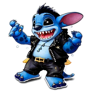 Stitch As Elvis Png Wbp63 PNG image