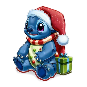 Stitch Christmas C PNG image