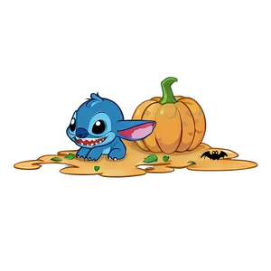 Stitch Halloween A PNG image