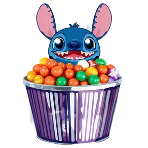 Stitch Halloween Candy Bucket Png 06122024 PNG image