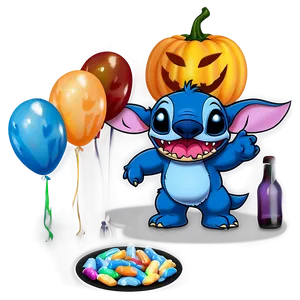 Stitch Halloween Party Png 06122024 PNG image