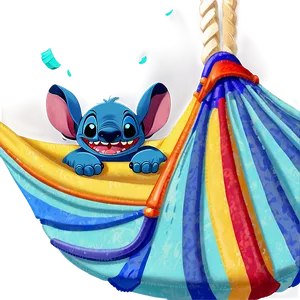 Stitch In A Hammock Png Nyj76 PNG image