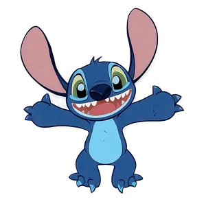 Stitch Laughing Png 05212024 PNG image