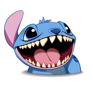 Stitch Laughing PNG 48