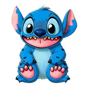 Stitch's Blue Fur PNG 54