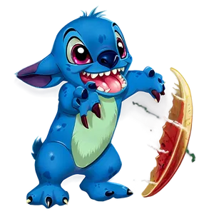 Stitch's Blue Fur PNG Xow3