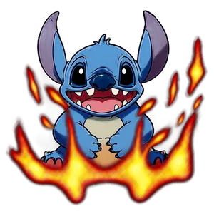 Stitch's Energy Blast PNG Ppy4 PNG