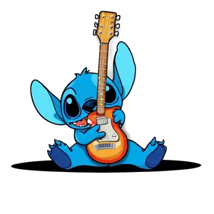 Stitch's Guitar Solo Png 05212024 PNG image