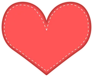 Stitched Heart Graphic