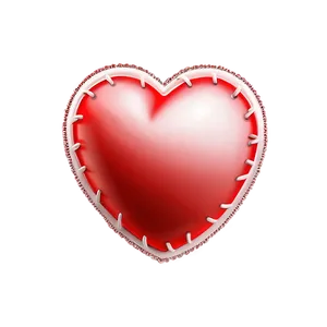 Stitched Red Heart Png 78 PNG image