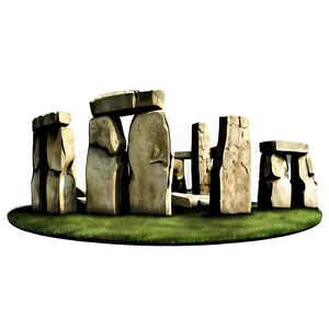 Stone Circle Of Stonehenge Detailed PNG Uio32 PNG