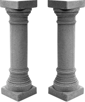 Stone Classical Pillars PNG image