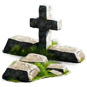 Stone Cross PNG Rux65