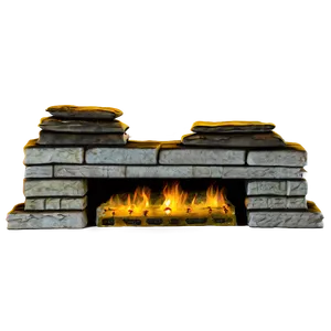Stone Fireplace Png 2 PNG image