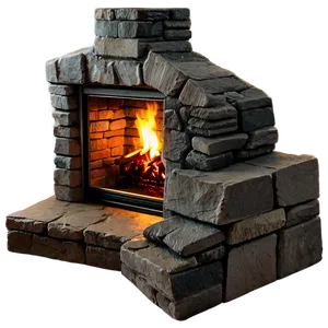 Stone Fireplace Png Hni5 PNG image