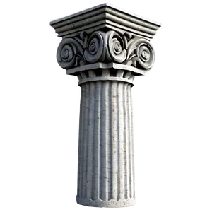 Stone Greek Column Art Png 06212024 PNG image