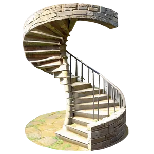 Stone Spiral Staircase Png Rjm21 PNG image