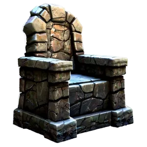 Stone Throne Png 05212024 PNG image