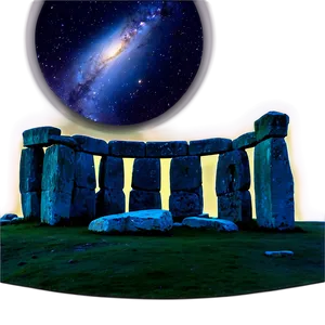 Stonehenge And The Milky Way PNG 35