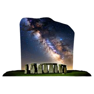 Stonehenge And The Milky Way Png 93 PNG image