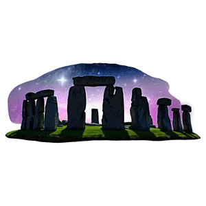 Stonehenge And The Starry Night Sky PNG Pac12 PNG