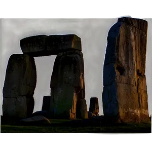 Stonehenge Illuminated At Night PNG Yfx22 PNG