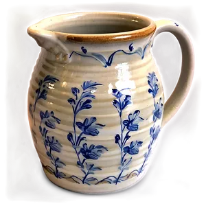 Stoneware Soup Jug PNG 06262024 PNG