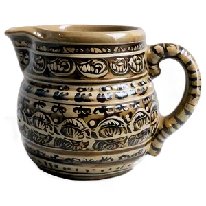Stoneware Soup Jug PNG Oah33 PNG