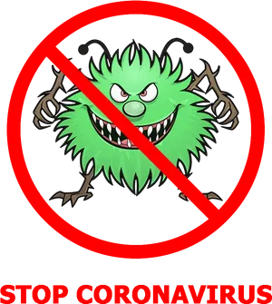 Stop Coronavirus Campaign Graphic PNG image
