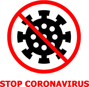 Stop Coronavirus Sign PNG image