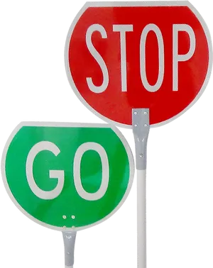 Stopand Go Signs PNG image