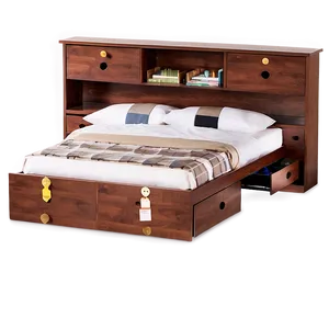 Storage Bed With Drawers Png 97 PNG image