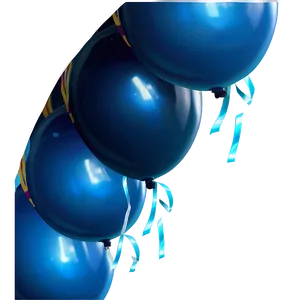 Storm Blue Balloons PNG Wvr