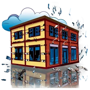 Storm-damaged Building PNG 72