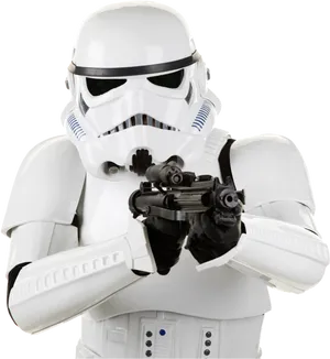 Stormtrooper_ Ready_for_ Battle PNG image