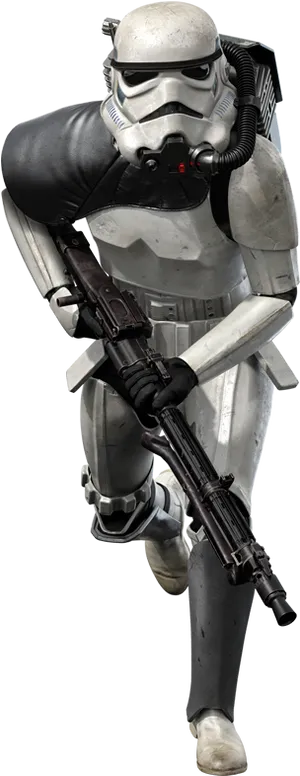 Stormtrooper Readyfor Action PNG image